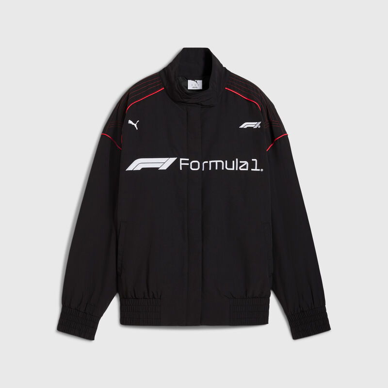 F1 LS 75 YRS WMN RACING JKT - black