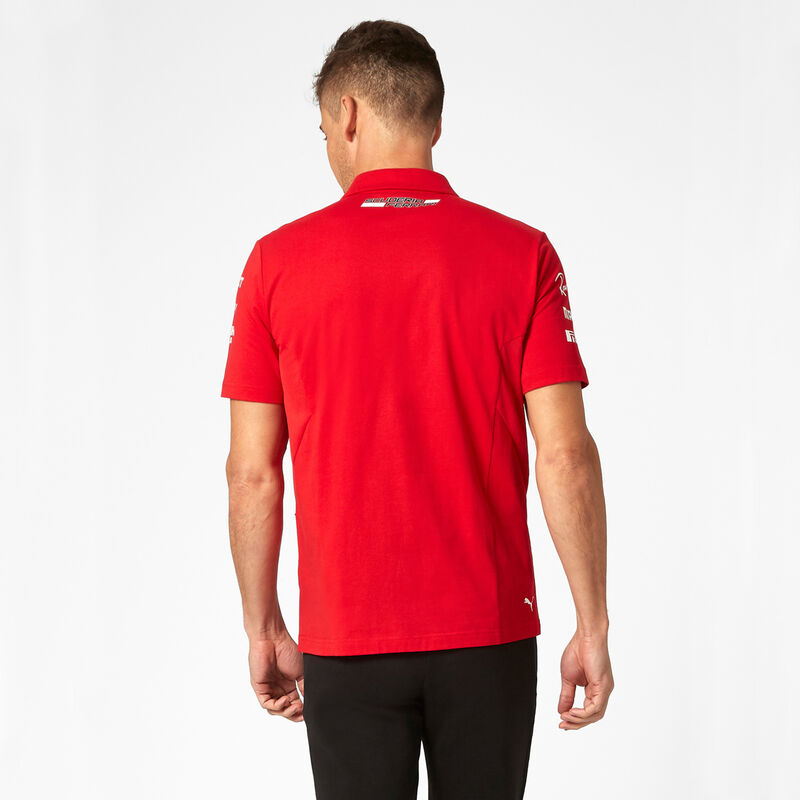 SF RP MENS TEAM POLO - red