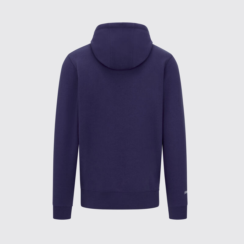 FE FW TONAL E LOGO HOODY - navy