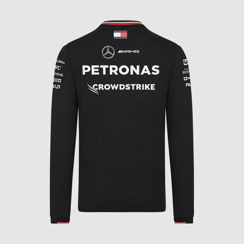 MAPF1 RP MENS LS DRIVER TEE - black