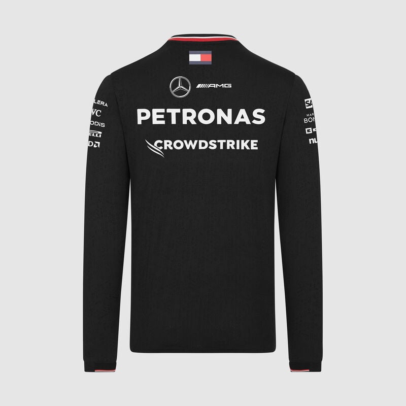MAPF1 RP MENS LS DRIVER TEE - black