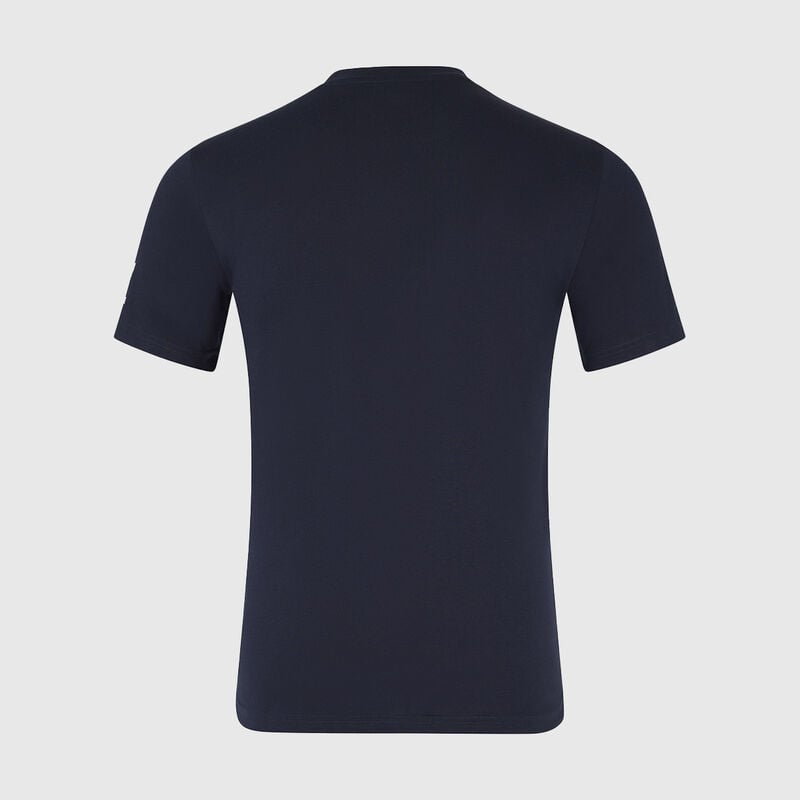 RBR FW UNISEX GRAPHIC BULL TEE - navy