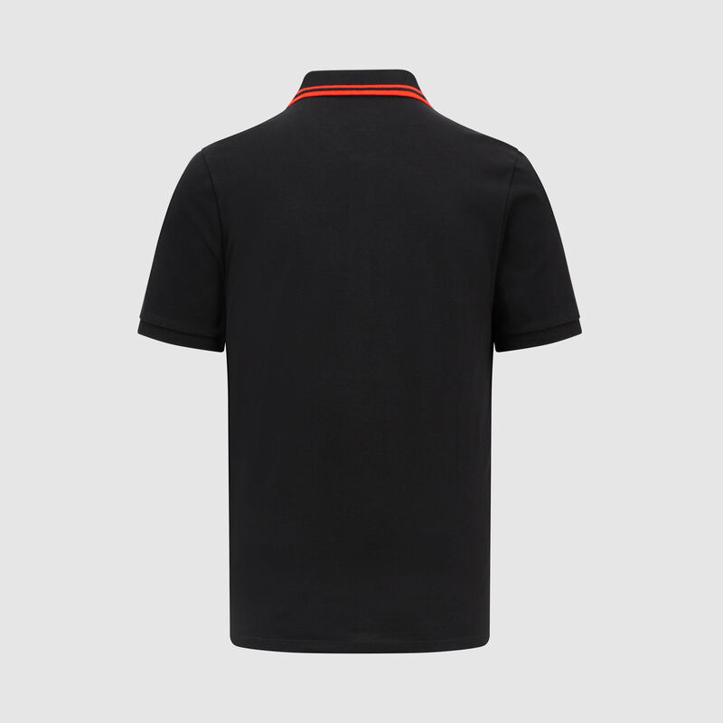 F1 FW MENS LOGO POLO - black