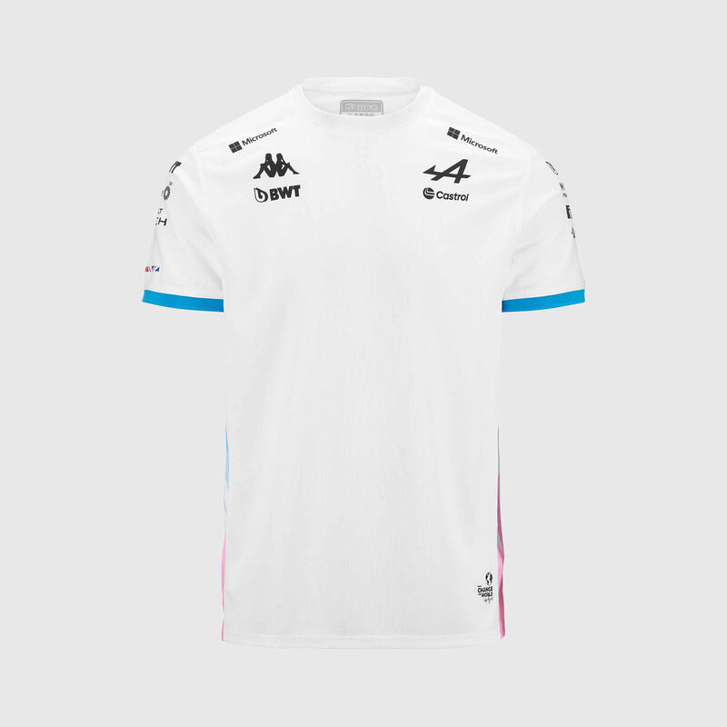 ALPINE SL RP TEAM TEE - white