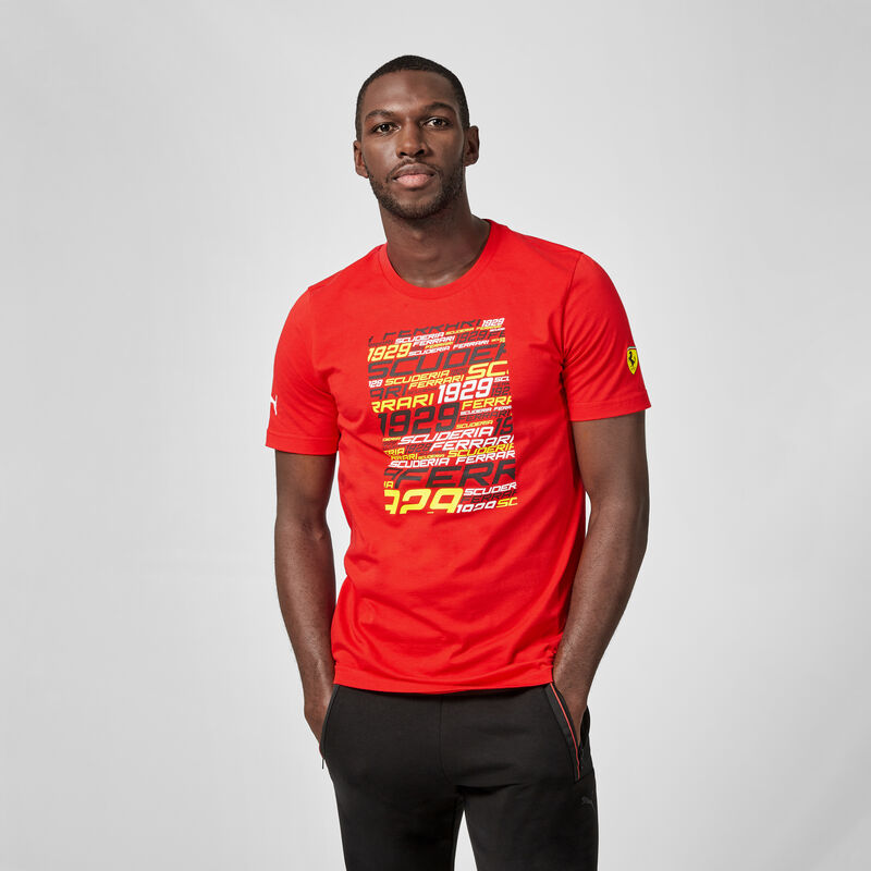 SF PU FW MENS GRAPHIC TEE - red