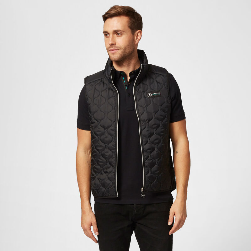 MAPM FW MENS PADDED GILET - black