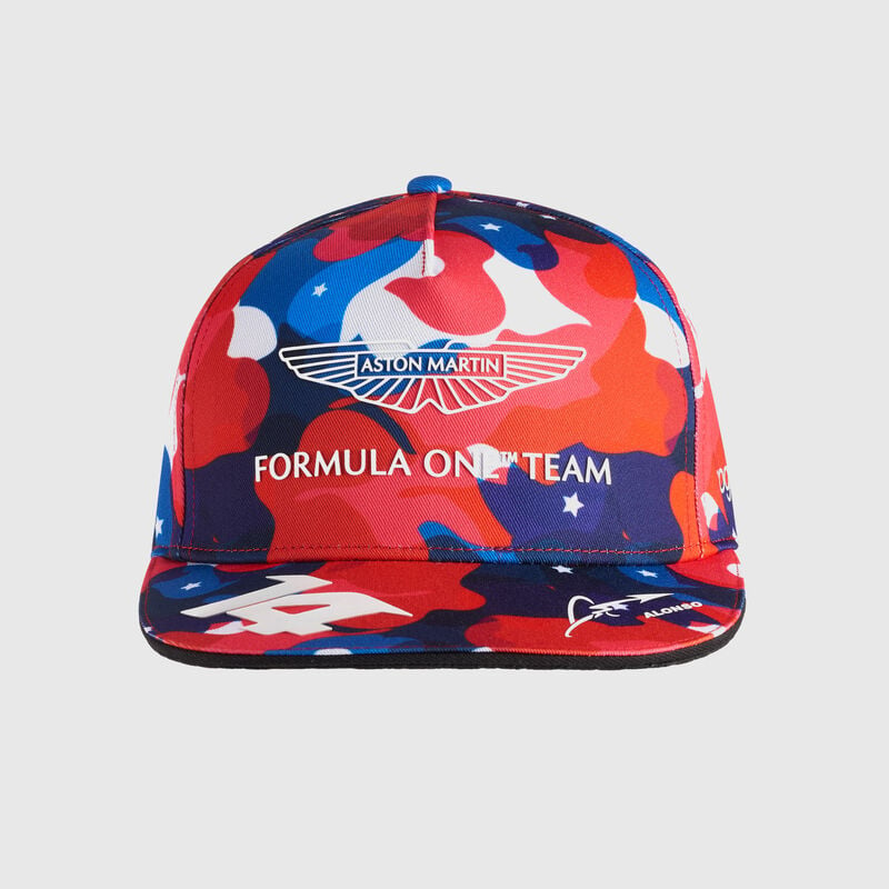 AMCF1 FLAT PEAK CAP USA - Multicolor