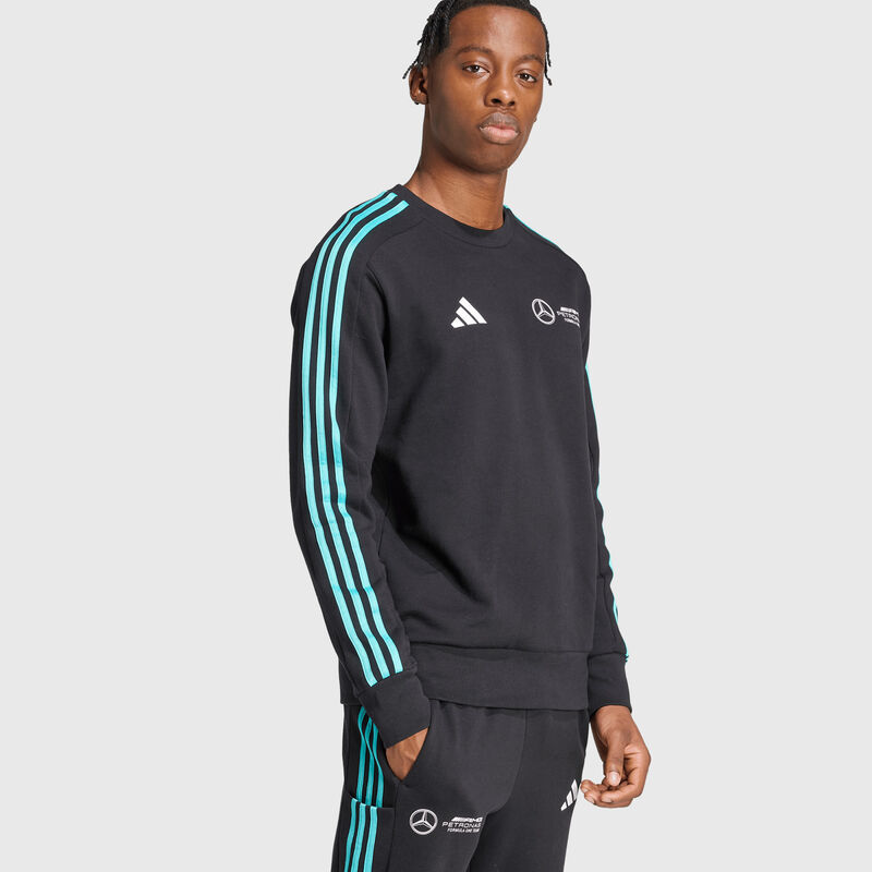 MAPF1 FW MENS DNA SWEAT TOP - black