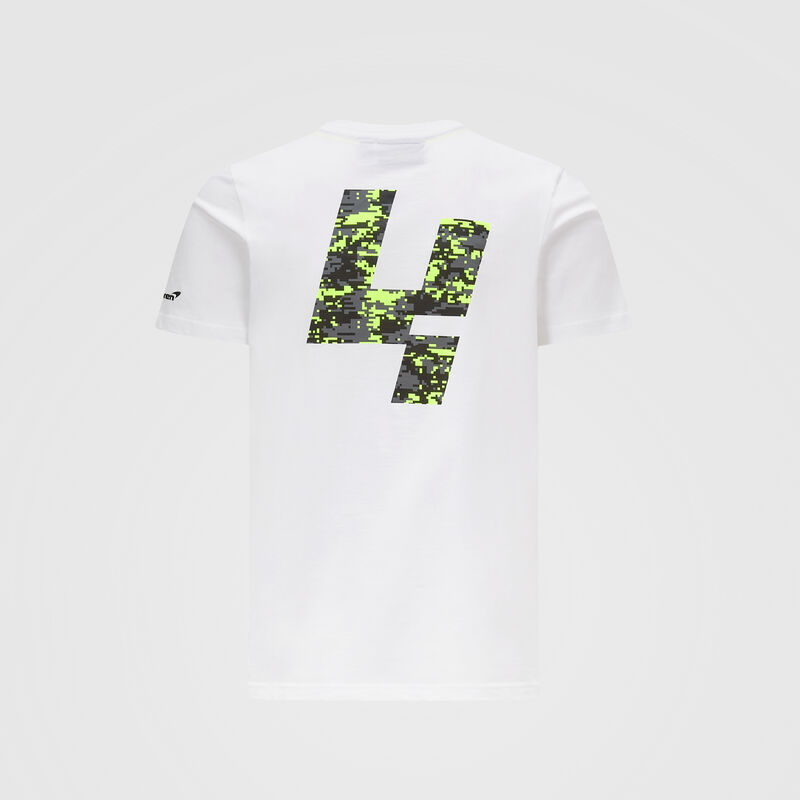 MCLAREN FW MENS LANDO NO4 GLITCH TEE - white