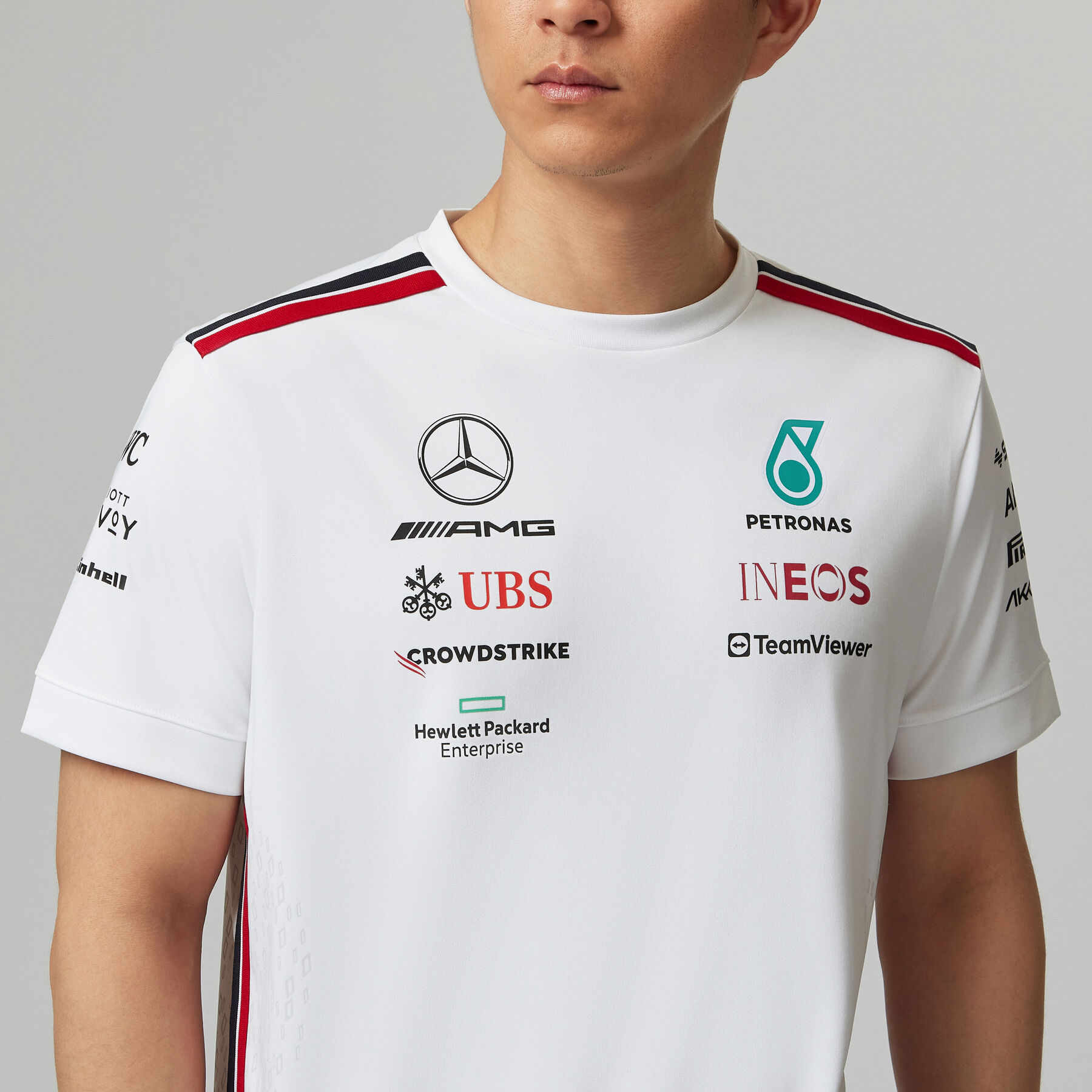 2023 Team Driver T shirt Mercedes AMG F1 Fuel For Fans