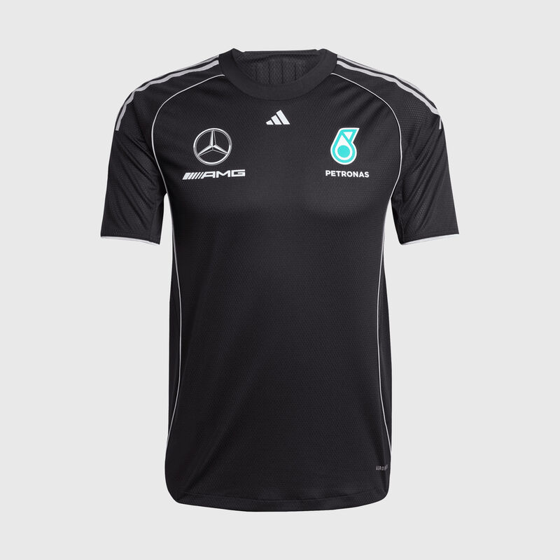 adidas 2025 Team Mechanic's Jersey 2025 - Mercedes-AMG F1 - Black XS for males - 4068802474258 - Fuel For Fans F1 Merchandise store
