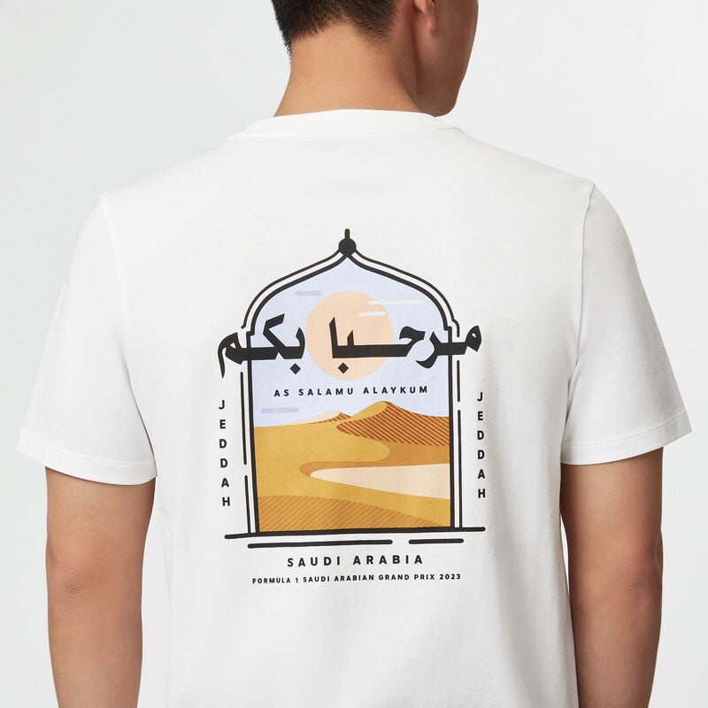 F1 FW RS SAUDI TEE - white