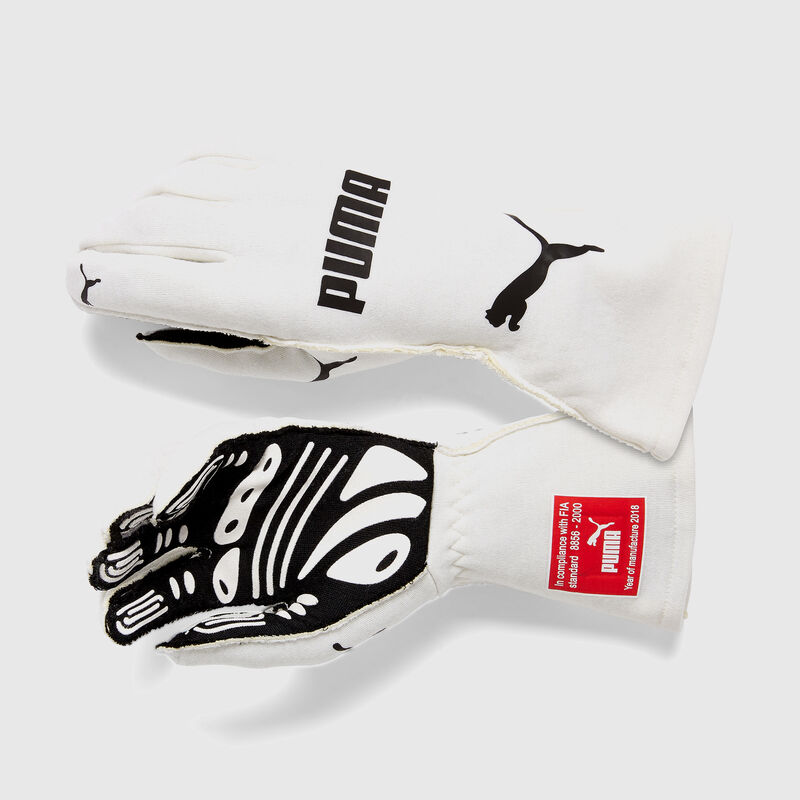 PU RW SLW GT7 FIA GLOVES - white