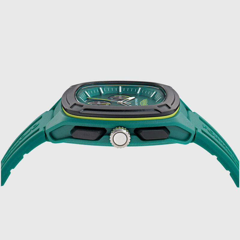 AMF1 OVR SILICONE STRAP WATCH - Green