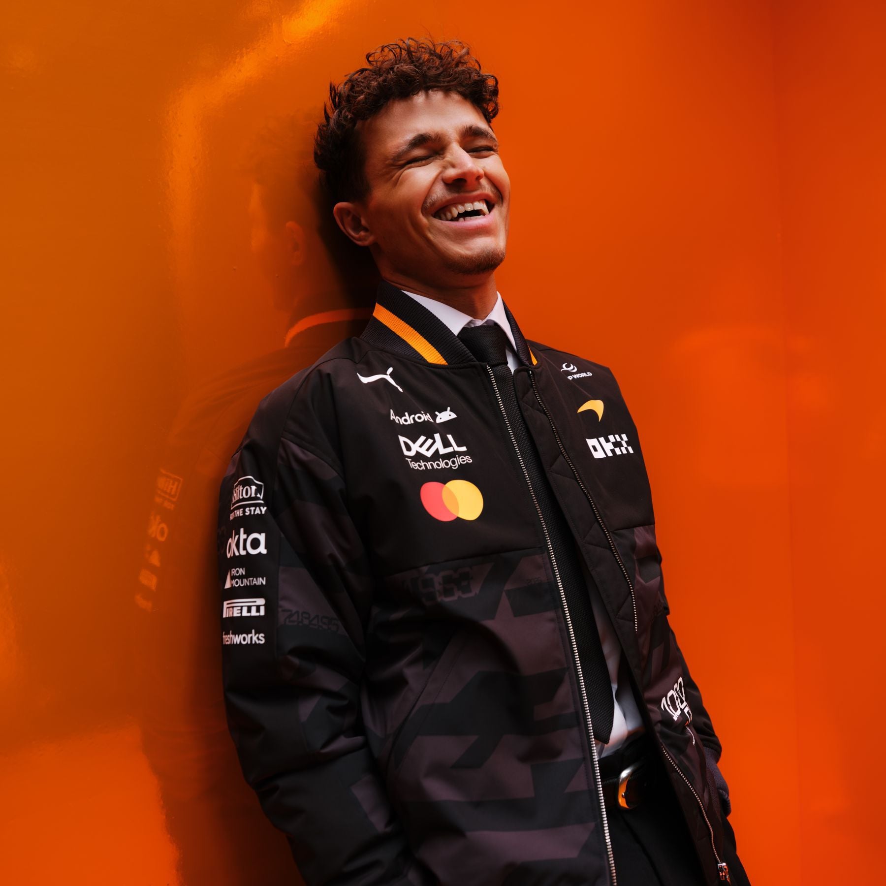 PUMA 2026 Team 1000th GP Bomber Jacket - McLaren Mastercard F1