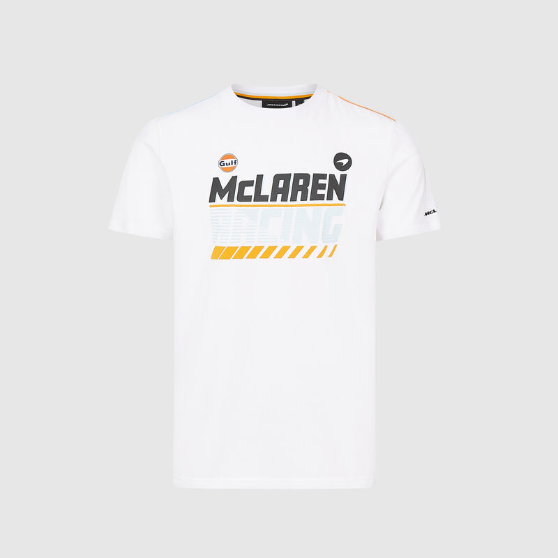 MCLAREN FW GULF RACING GRAPHIC TEE - white