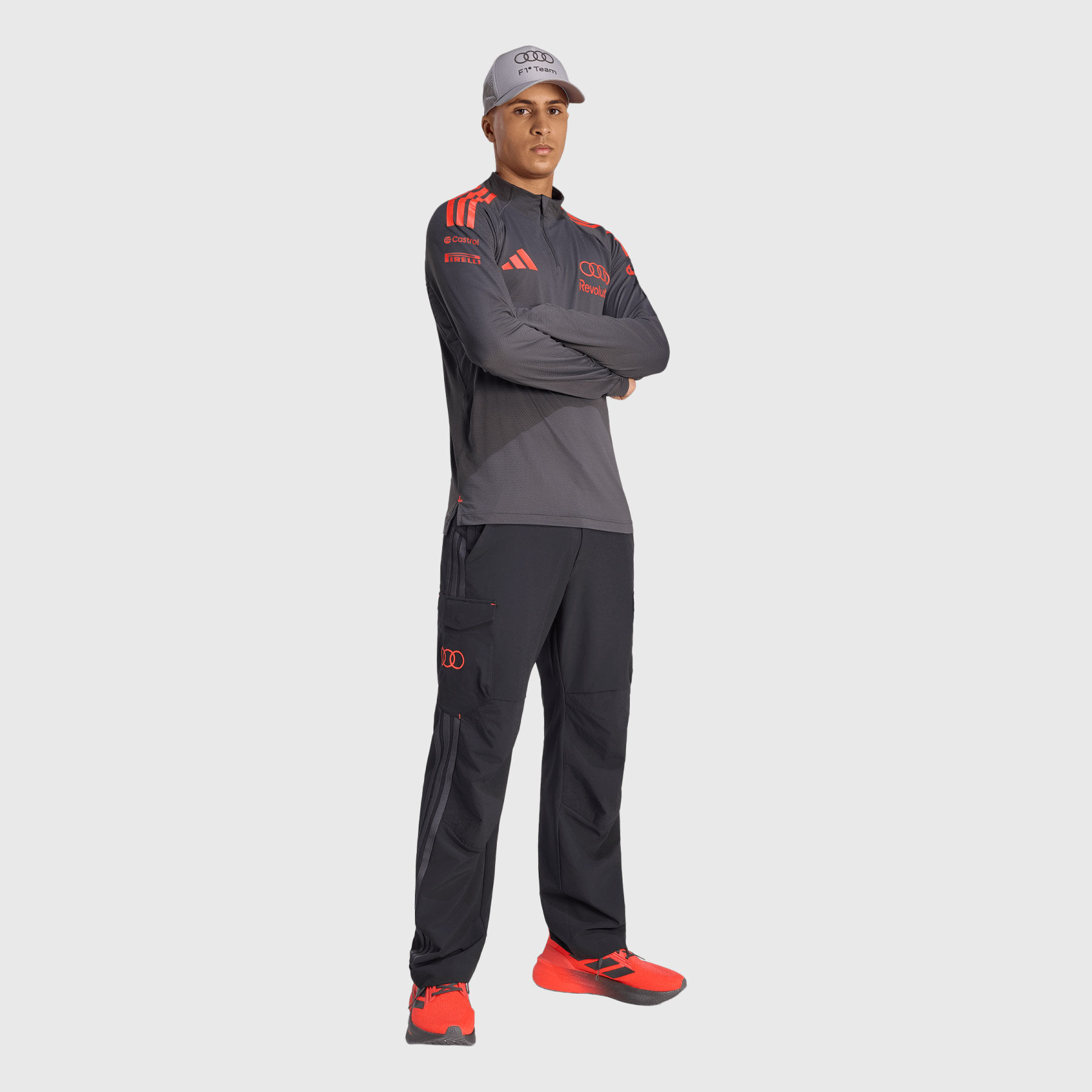 adidas 2026 Team Mechanics 1/4 Zip - Audi F1 Team | Fuel For Fans