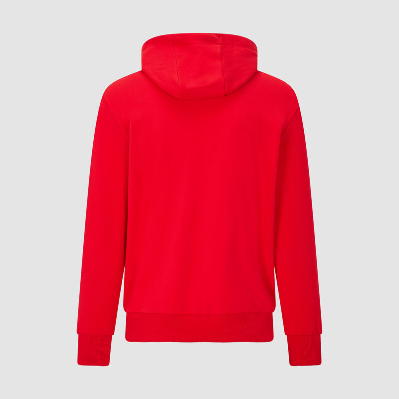 SF PU FW MENS HOODED SWEAT - red