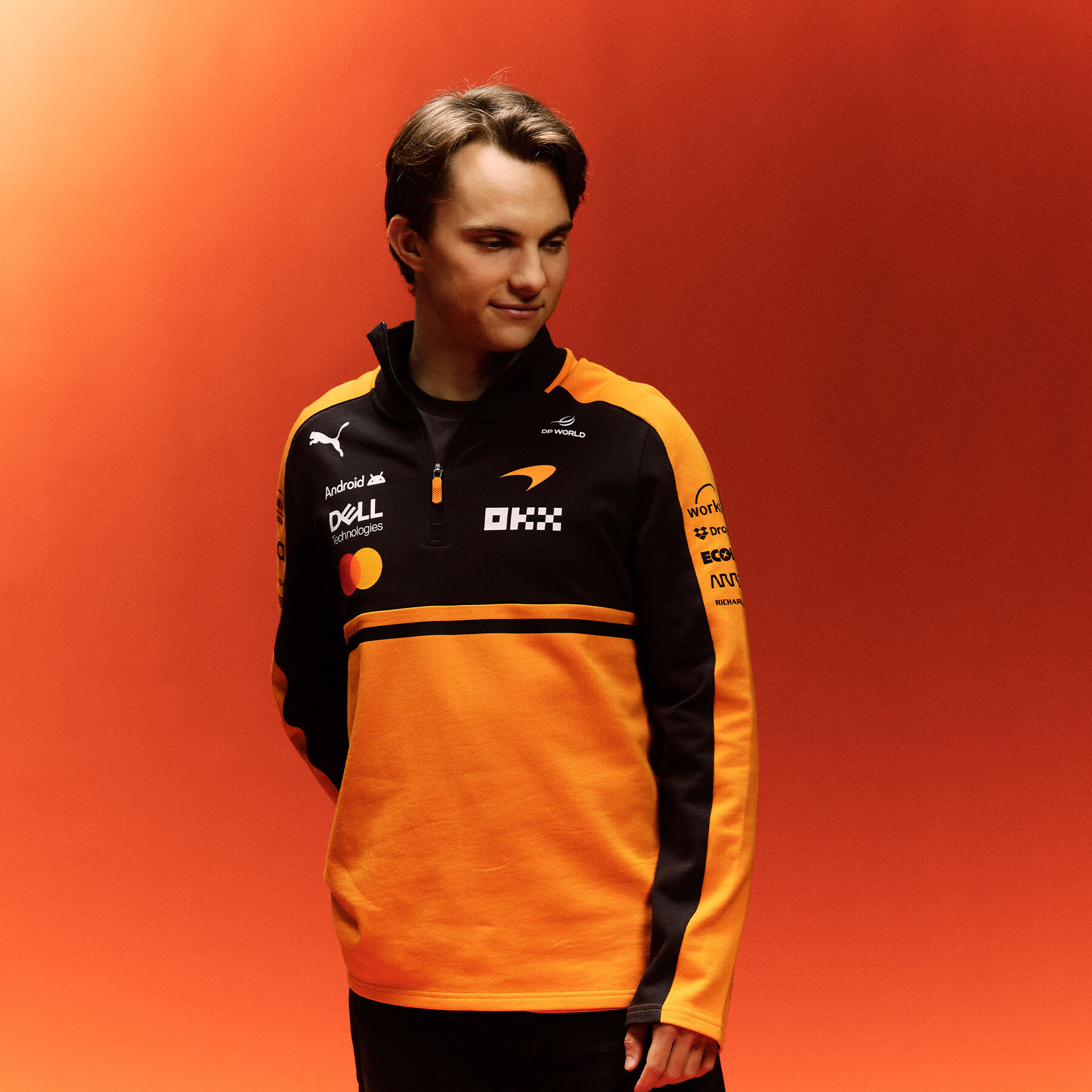 PUMA 2026 Team Half-Zip Sweater - McLaren Mastercard F1 | Fuel For