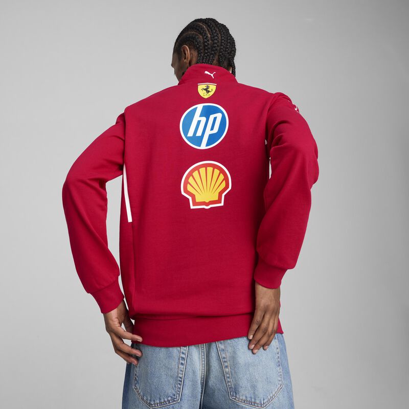 SF RP TEAM 1/2 ZIP SWEAT - red