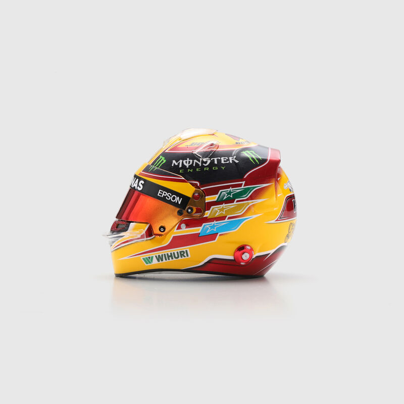 MAPF1 LH 2017 1:5 SCALE HELMET - yellow