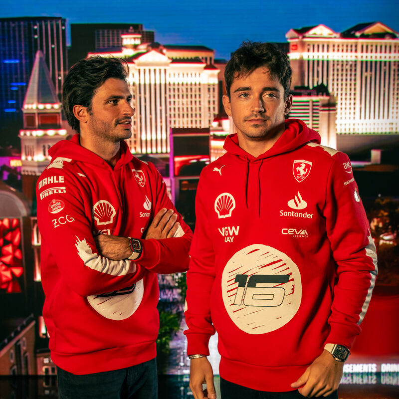 SF RP SE JOSHUA VIDES HOODY - red-leclerc