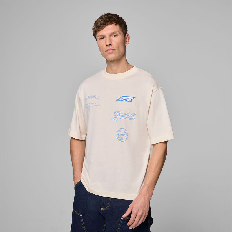 F1 FW HERITAGE GRAPHIC TEE - beige