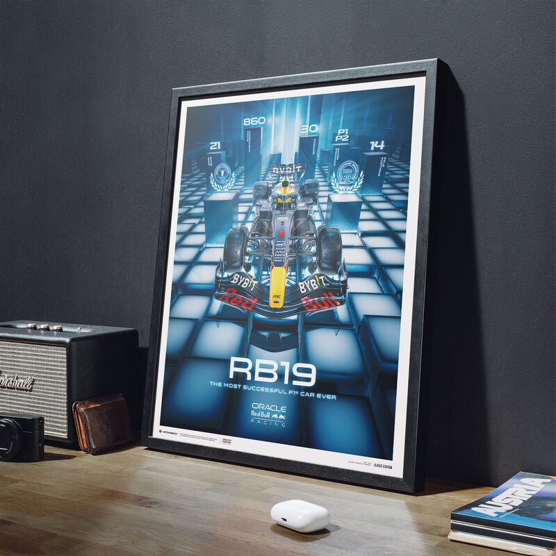 RBR RB19 2023 MEDIUM POSTER - navy