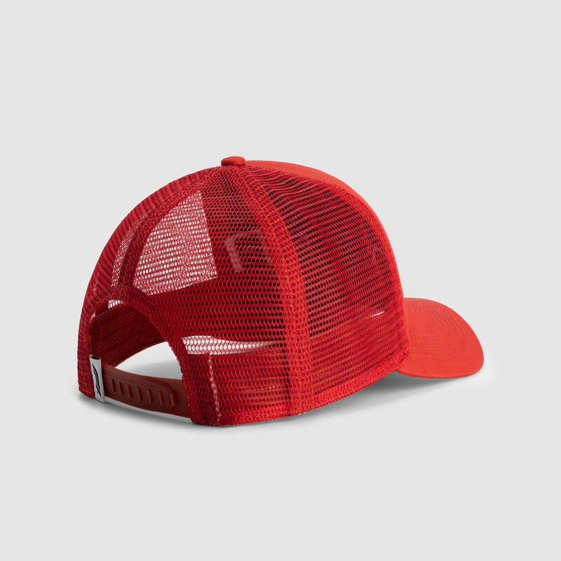 F1 FW HERITAGE TRUCKER CAP - red