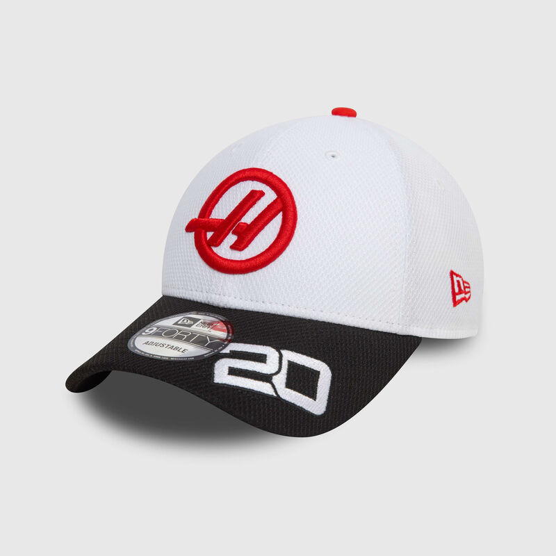 HAAS SL RP DRIVER KM 9FORTY CAP - white