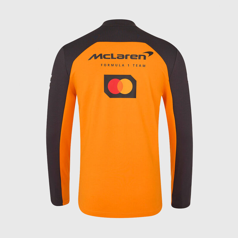 MCL RP UNISEX TEAM QTR ZIP TOP - orange