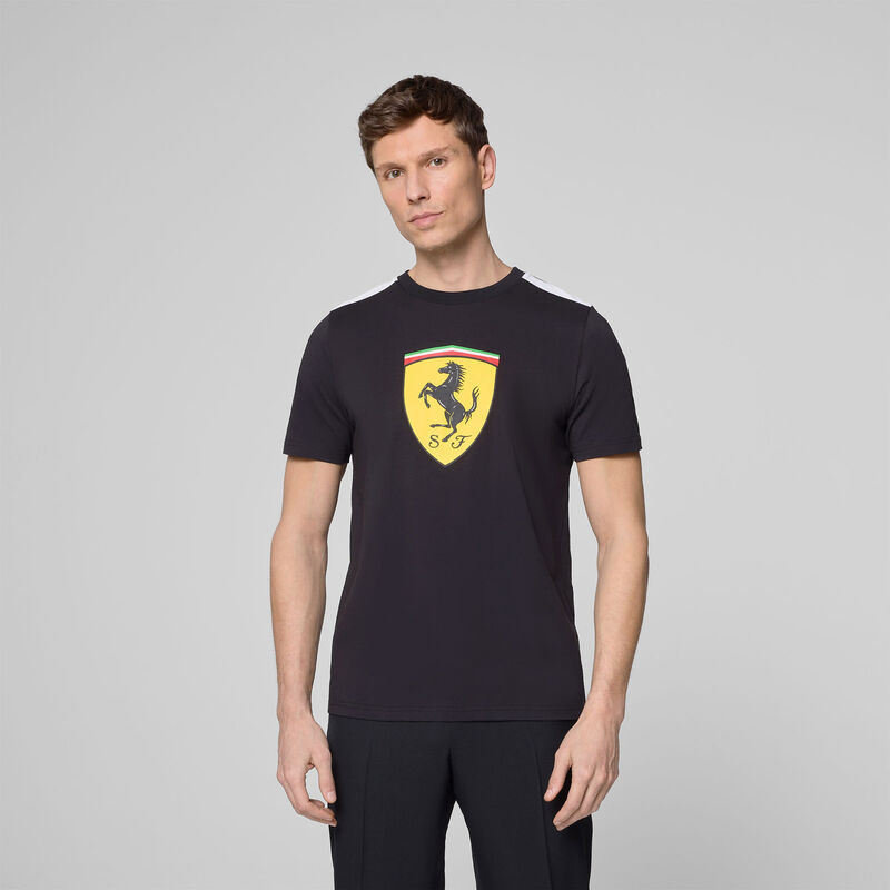 SF FW MENS LARGE SHIELD TEE - black