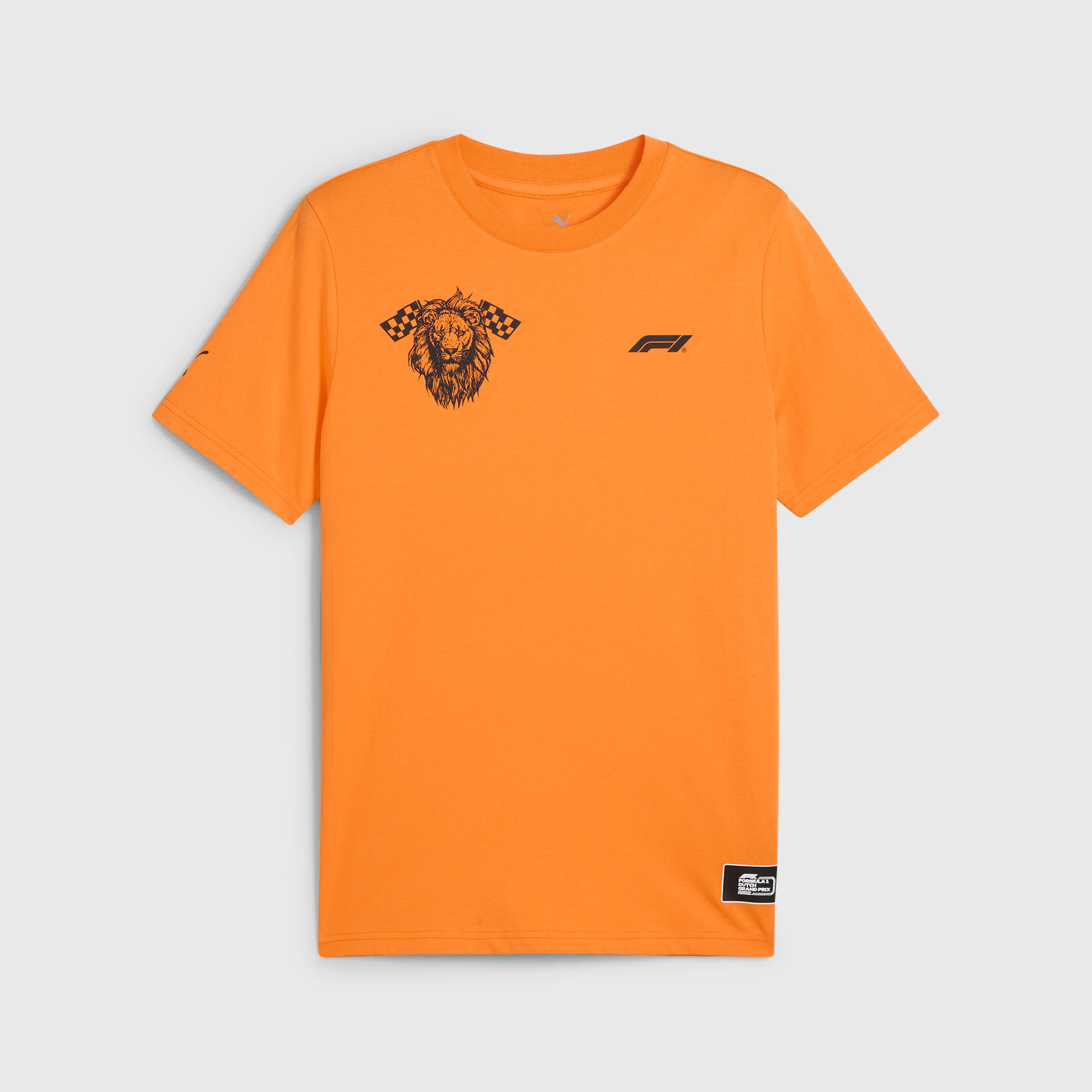 Orange puma shirt new arrivals