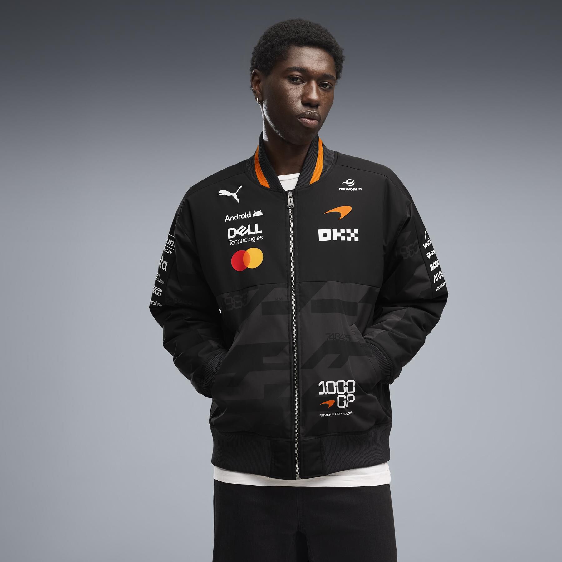 PUMA 2026 Team 1000th GP Bomber Jacket - McLaren Mastercard F1