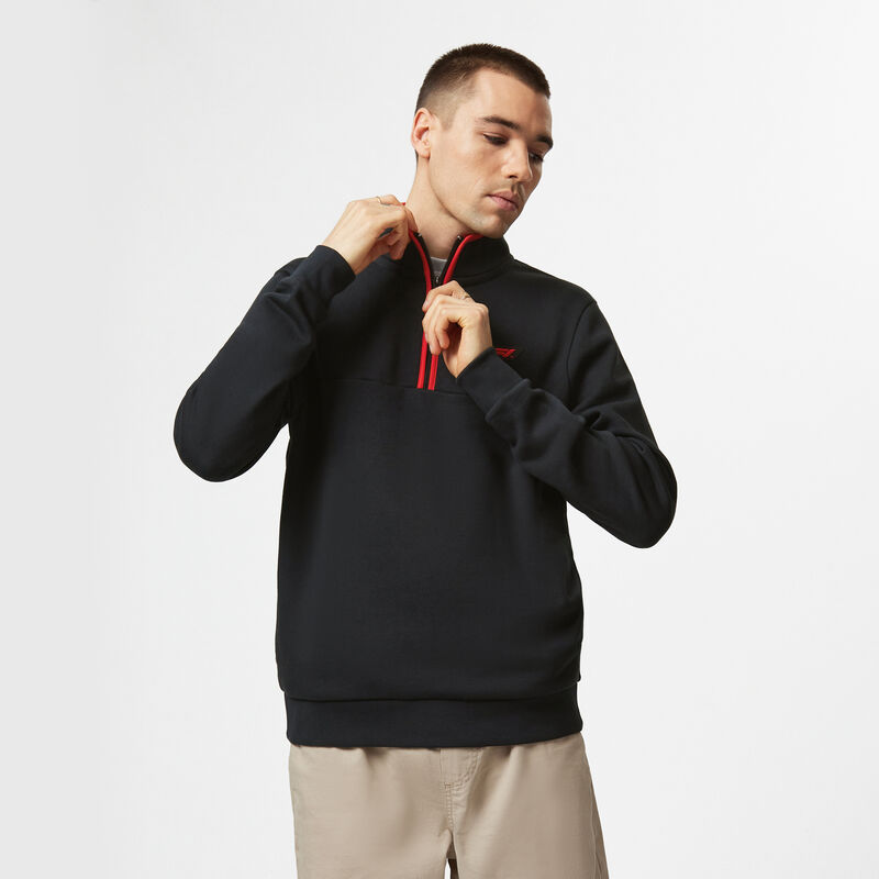 F1 FW QUARTER ZIP SWEAT - black