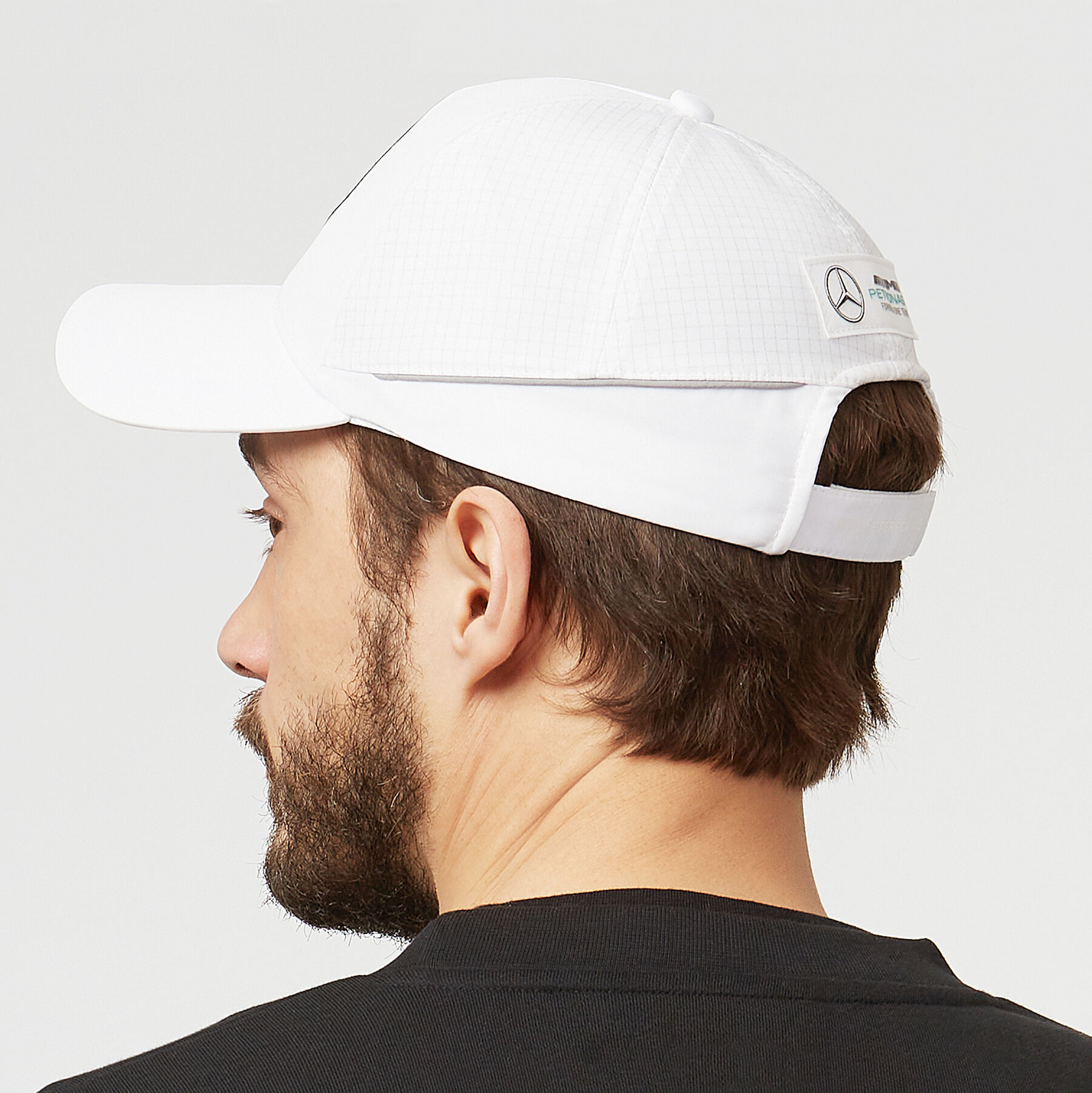 White mercedes baseball cap shop