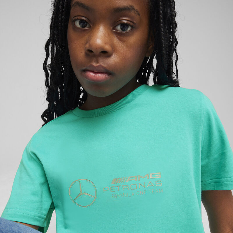 MAPF1 LS KIDS LOGO TEE - green