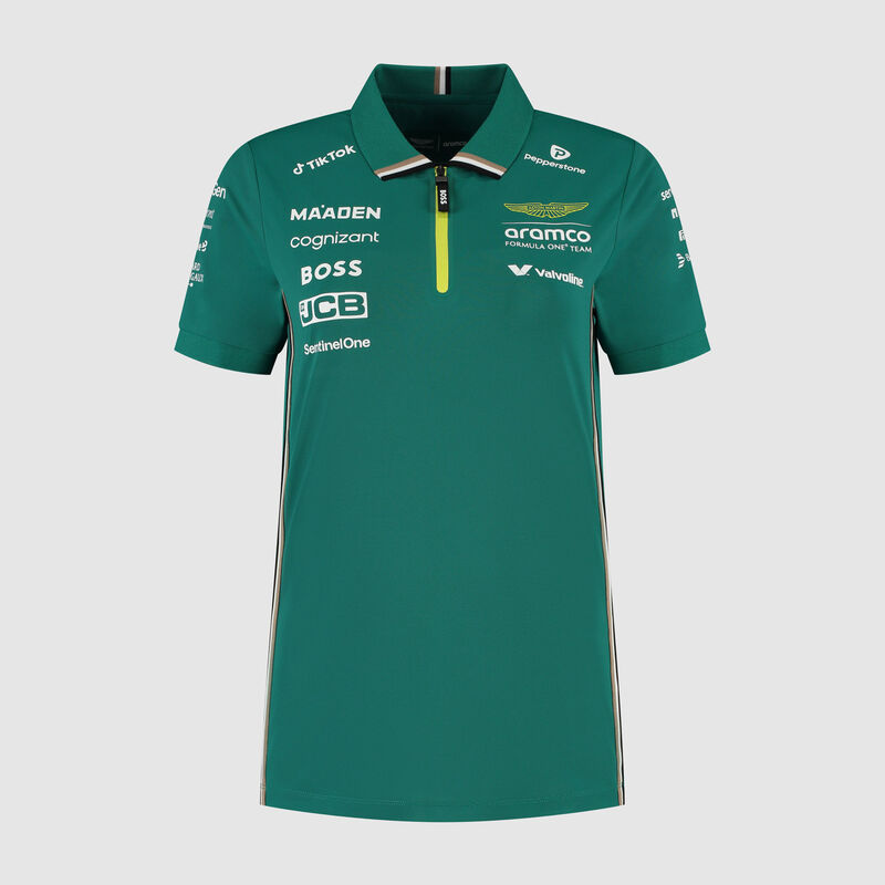 Women's 2025 Team Polo 2025 - Aston Martin F1 Team - Green XXL for females - 8719203626185 - Fuel For Fans F1 Merchandise store