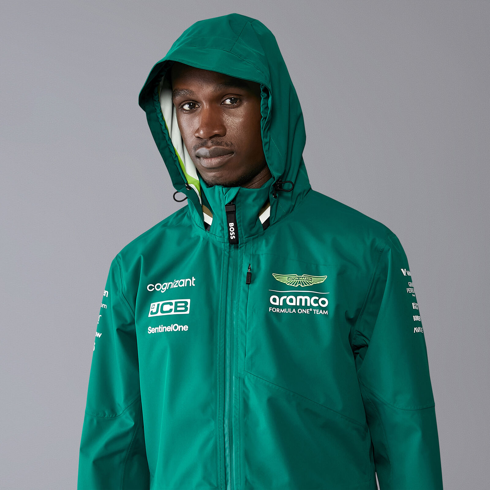 2024 Team Rain Jacket - Aston Martin F1 Team | Fuel For Fans
