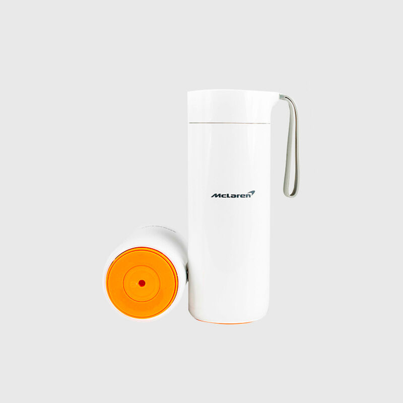 MCLAREN LIFESTYLE UNSPILLABLE THERMOS BOTTLE - white