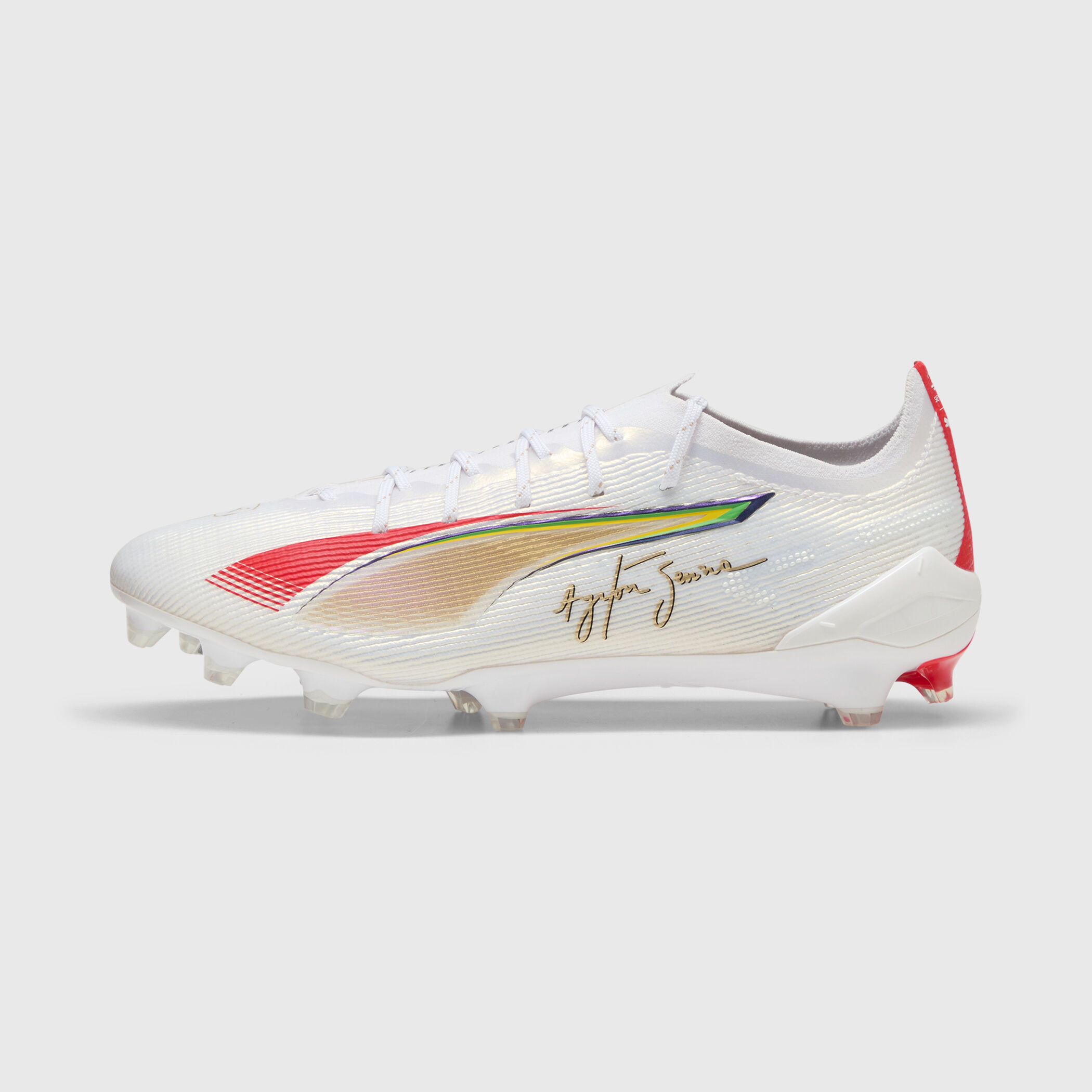 Puma white football boots best sale