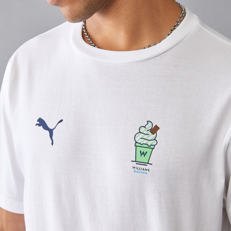 WILLIAMS RACING FW SE MIAMI TEE - white