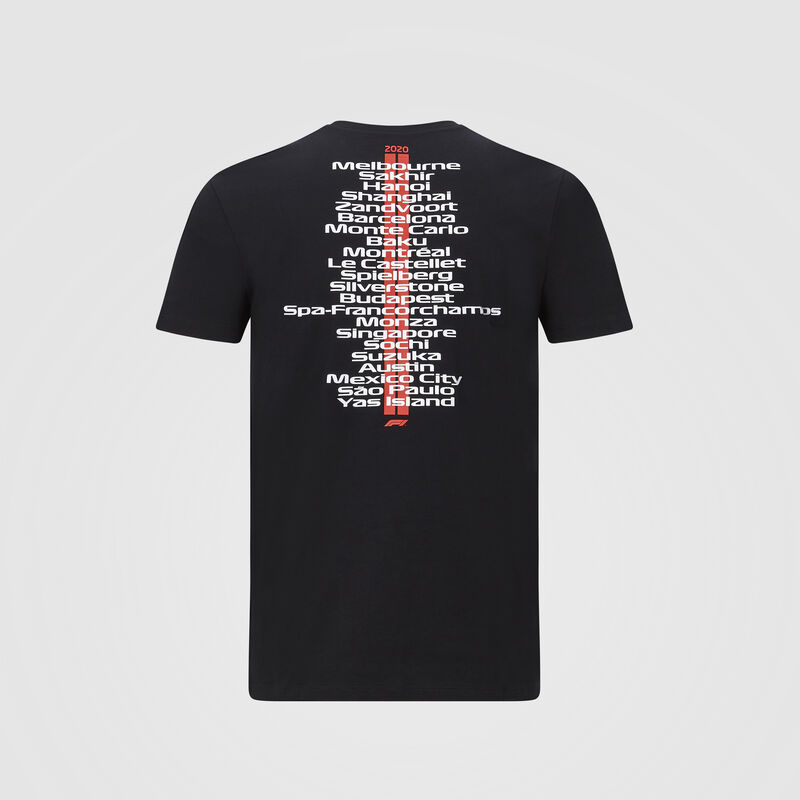 F1 FW MENS TOUR TEE - black