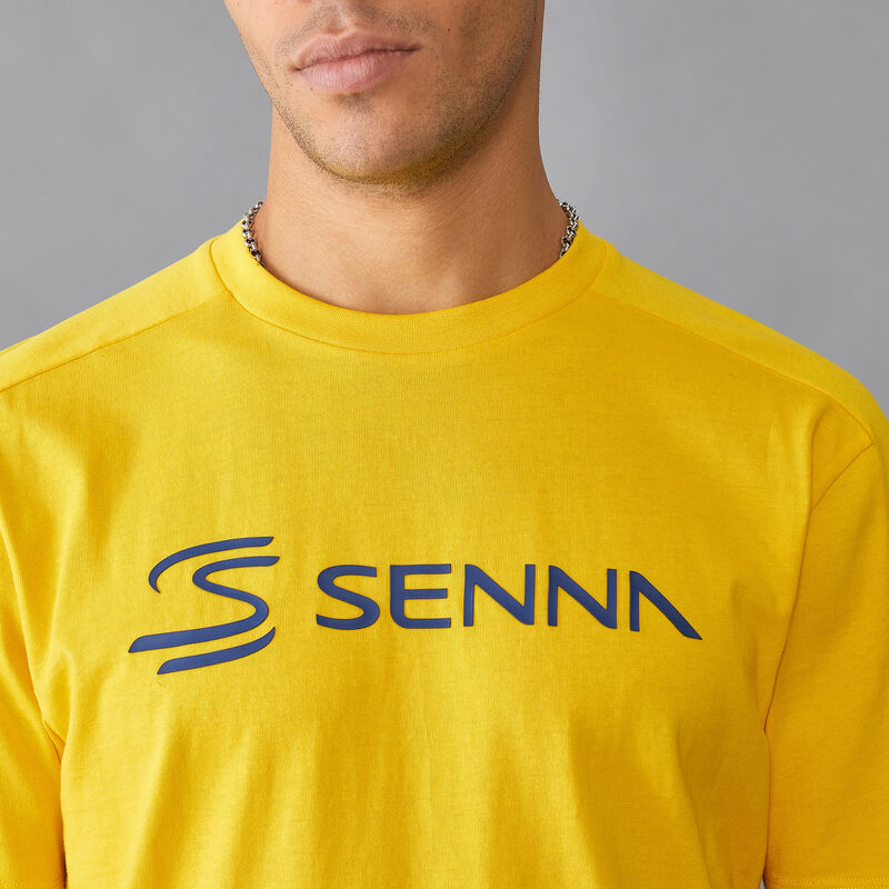 AS FW MENS STRIPE TEE - yellow