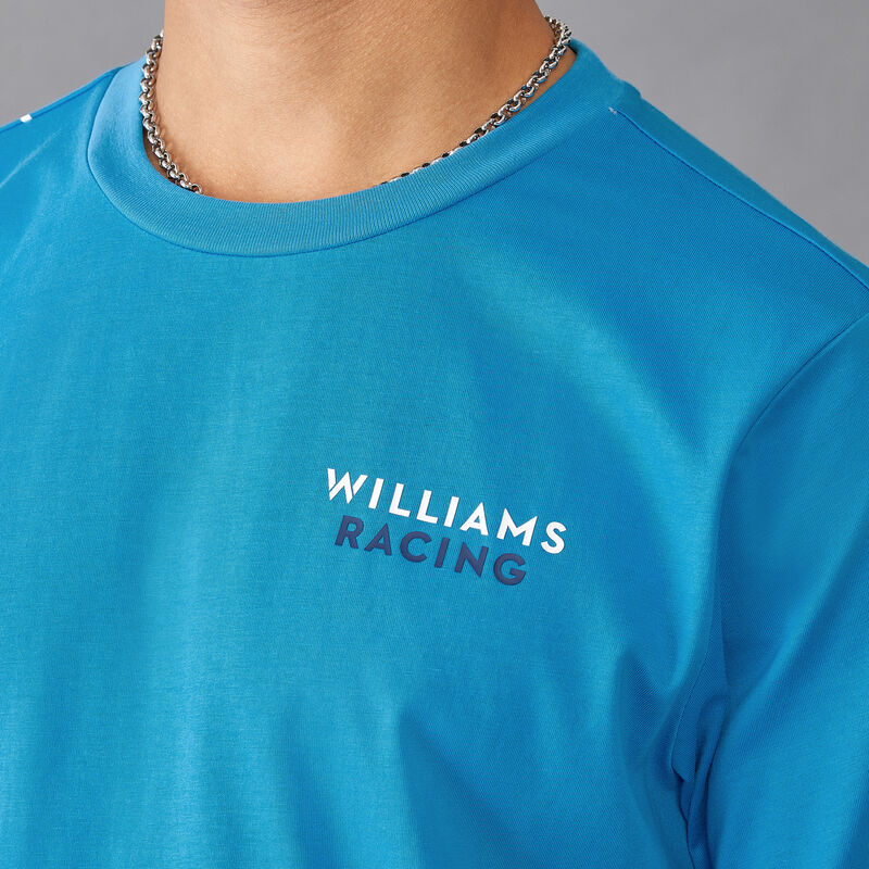 WILLIAM RACING FW MENS ABSTRACT W TEE - electric blue