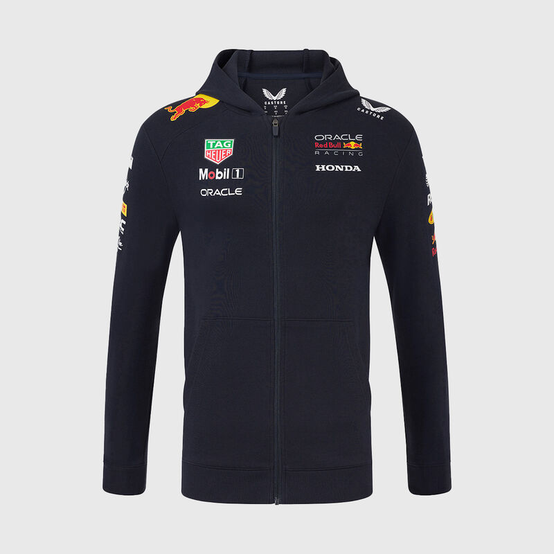 2025 Team Zip Hoodie 2025 - Red Bull Racing - Navy XL - 5063455618713 - Fuel For Fans F1 Merchandise store