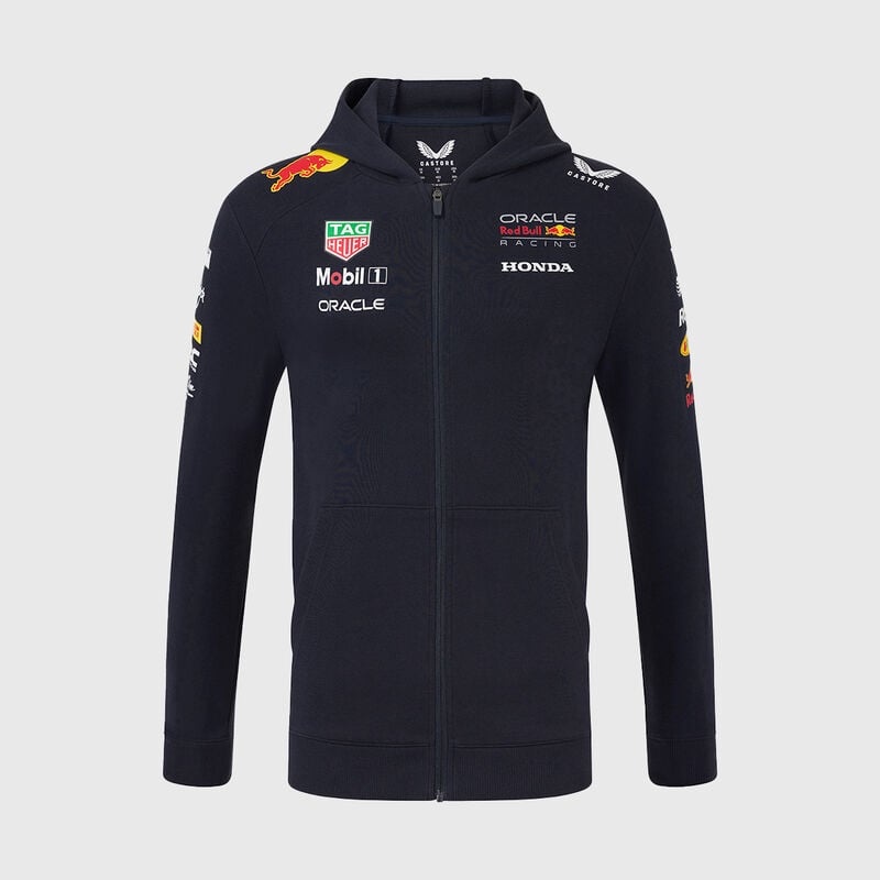 RBR RP UNISEX FULL ZIP HOODIE - navy