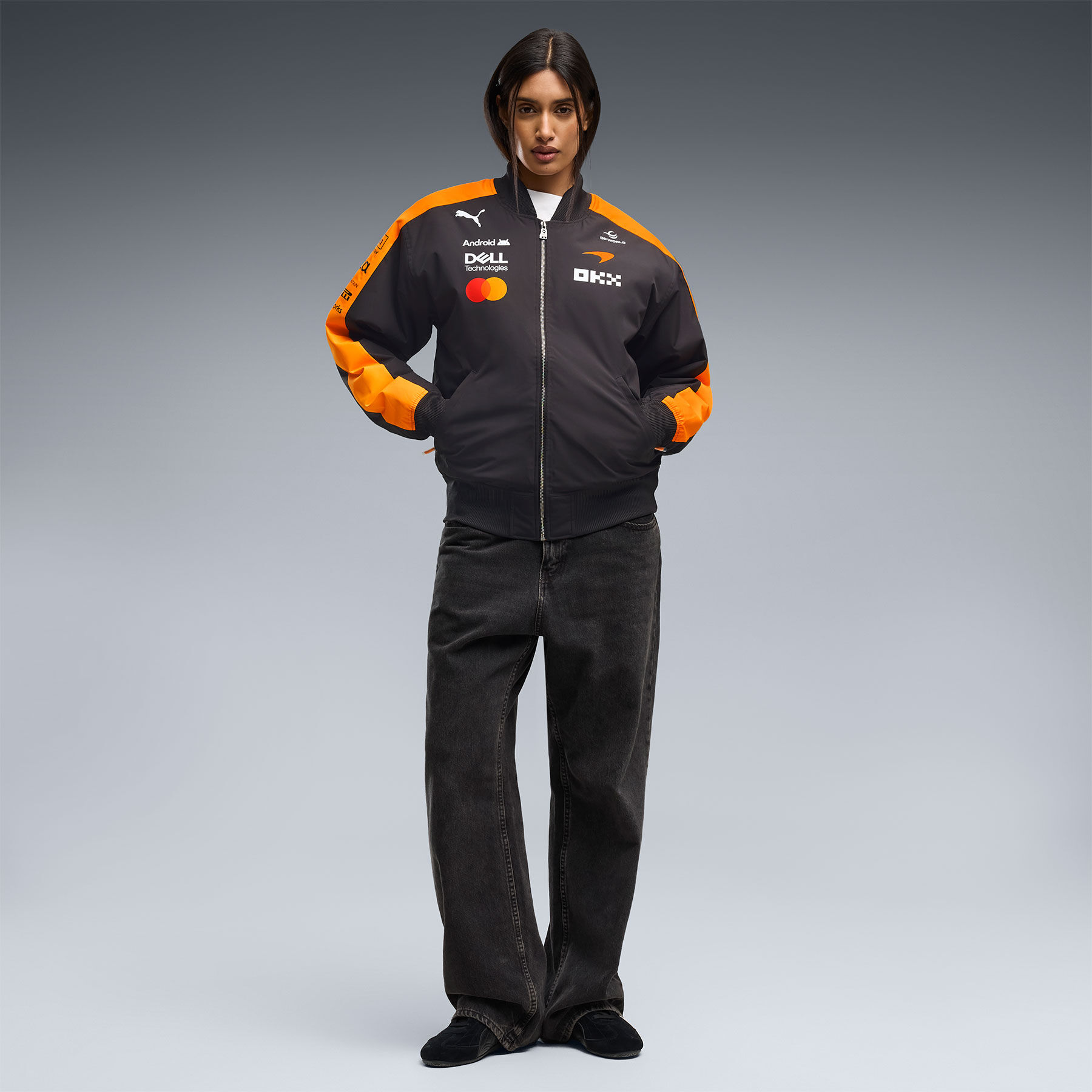 PUMA 2026 Team Bomber Jacket - McLaren Mastercard F1 | Fuel For Fans