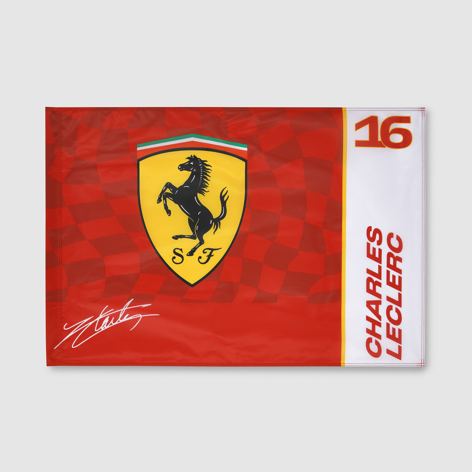 Charles Leclerc 16 Flag Scuderia Ferrari F1 Fuel For Fans