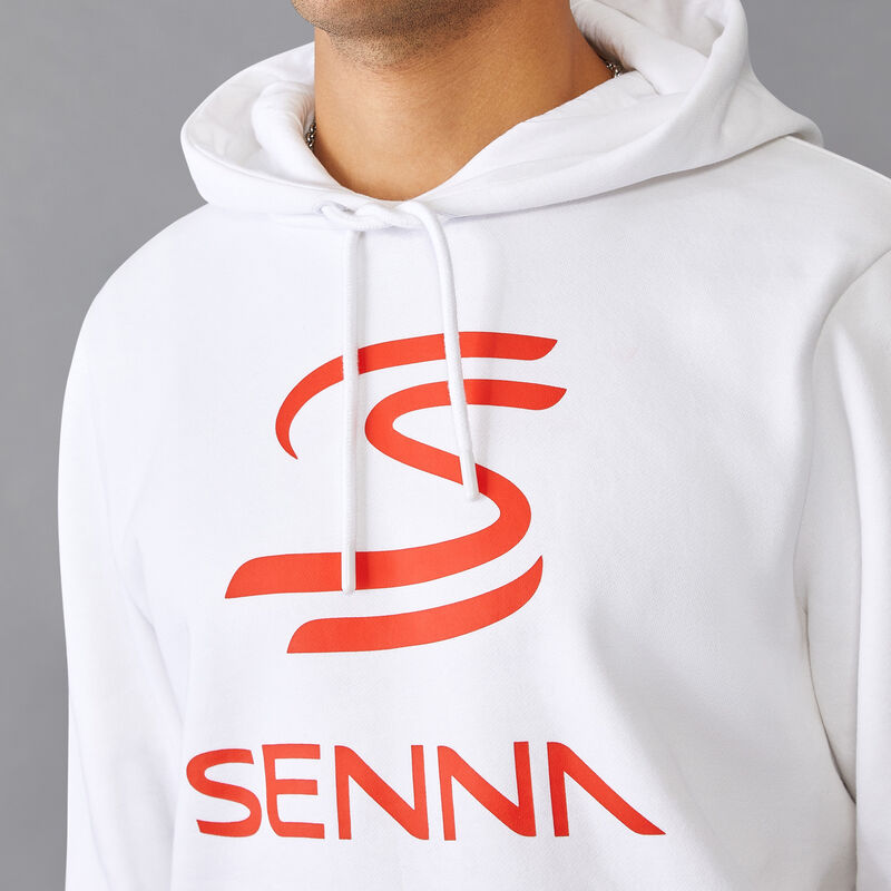 AS FW MENS SENNA LOGO HOODY - red